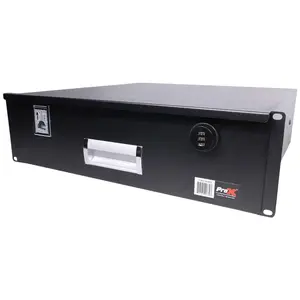 ProX T-3RD-18 MK3 3U Rack Space 18" Depth Rack Mount Drawer for Audio, DJ, and IT Server Rack Cases