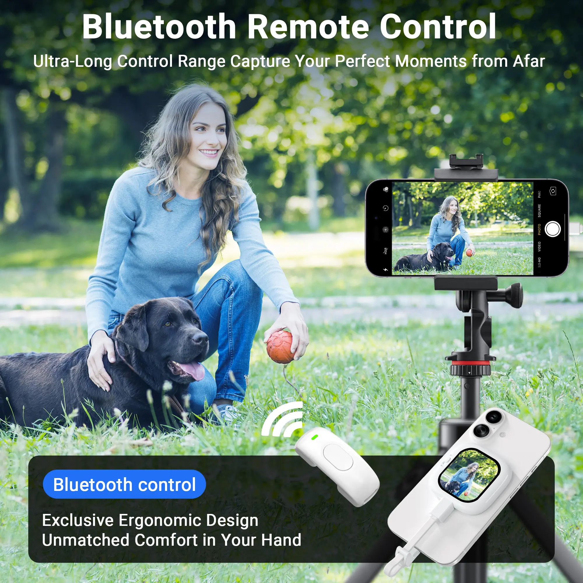 FOUNIST Vlogmate Mini for iPhone 5-17, 1080P/2K Magnetic Plug-and