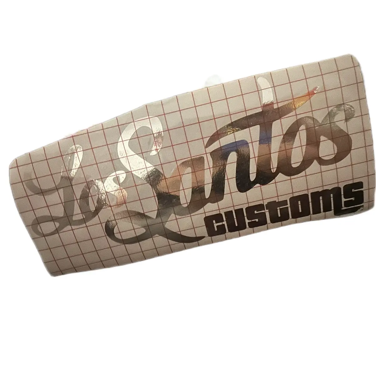 Los Santos Customs Car Graphic Decal - Rockstar Games Black Sticker for Promoting GTA 5