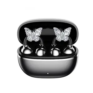 PAXA Earclip C7 Clip-on Design Wireless Earphones, Upgraded Panoramic Sound Headset, Comfortable Wearing & IPX5 Waterproof Sports Earbuds for Work, Fitness