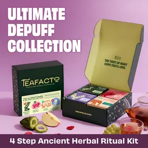 Burn & Depuff Herbal Tea - Set of 4 Traditional Medicinal Collection