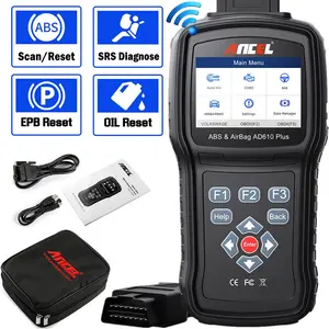 ANCEL AD610 Pro ABS SRS OBD2 Scanner, Bidirectional Diagnostic Tool with ABS Bleeding/SAS/EPB/OIL Reset, AutoVIN, Real-Time Data, Full OBD2 Functions