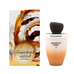 Arabiyat Sugar Dulce De Leche EDP 3.4fl.oz Unisex Gourmand Fragrance with Caramel Waffle Jasmine Notes & Creamy Heart