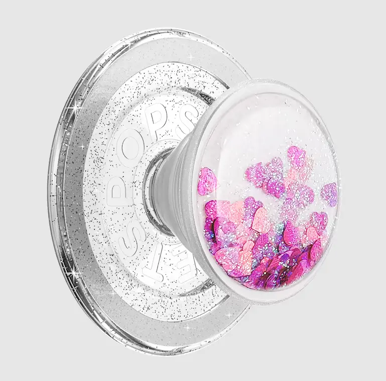 Tidepool Glitter Bomb MagSafe PopGrip - Magnetic Cell Phone Clip, Stylish Smartphone Tech Accessory, Cellphone Holder, Stand, Mobile Electronics Accessories, Tech Accessories