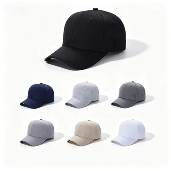 Plain Solid Blank Adjustable Baseball Hat | Multi Color Basic Dad Cap for Men & Women