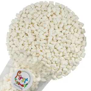 WHITE VANILLA FLAVOR MINI SIZE MARSHMALLOWS 8 OZ BAG