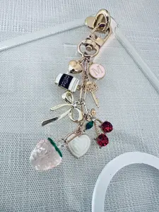 Strawberry Dreams  E-reader Charm - Clip-On Dangling Accessory Chain for Kindle, Tablet, Planner