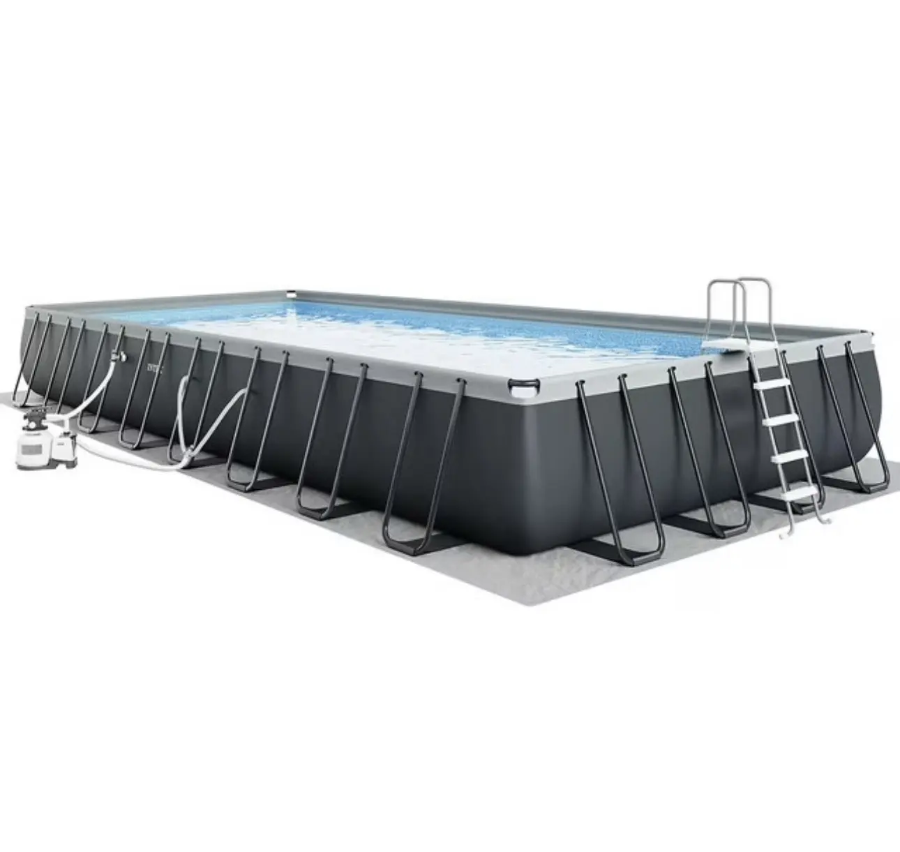 Intex Ultra XTR 32ft x 16ft x 52in Rectangular Above Ground Swimming Pool Set