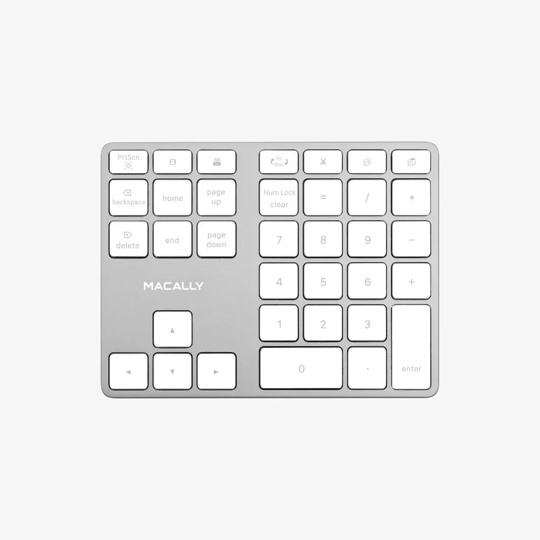 Macally 2-Zone Bluetooth Numpad for Mac and PC