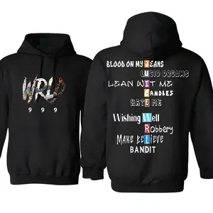 Juice 999 Hip Hop Rapper Hoodie Tour Concert Hoodie Men's Hip Hop Fashion Pullover Sweatshirt Unisex Casual Long Sleeve Hooded Gothic Streetwear S-5XL 0HV