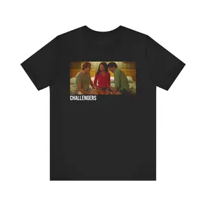 Challengers movie shirt Zendaya Challengers 3 way scene challengers movie tee shirt movie shirt actor Unisex Jersey Short Sleeve Tee