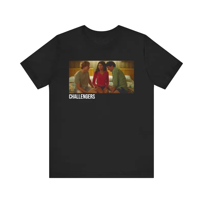Challengers movie shirt Zendaya Challengers 3 way scene challengers movie tee shirt movie shirt actor Unisex Jersey Short Sleeve Tee