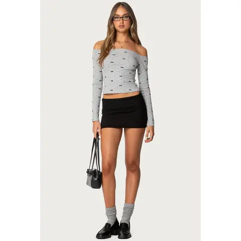 Aisha Low Rise Mini Skirt