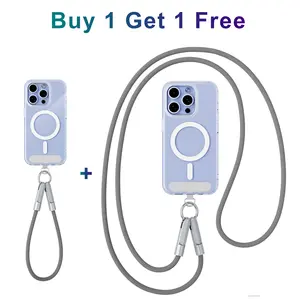 (Buy 1 Get 1 Free) 120W 2-in-1 Fast  Charging and Data Cable Lanyard  | Anti-Theft Crossbody Strap | Type -C ,usb-A | For iPhone 17/16/15/Samsung Galaxy | Portable Travel Charger for Smartphones USB-C Nylon mobile phone Cable