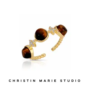 Crystal Tiger's Eye Ring