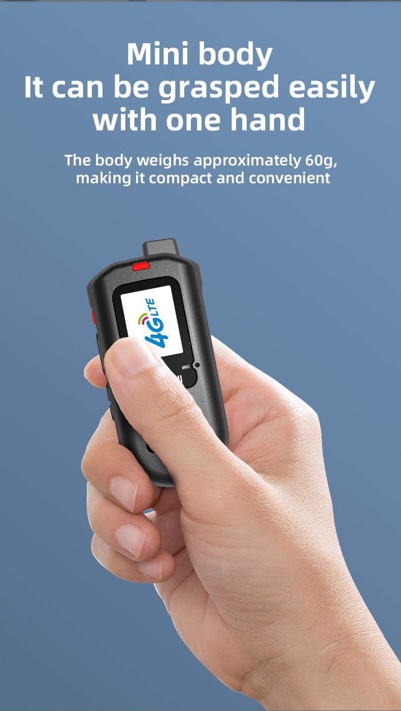 Maycall MC148 4G Full Network Walkie Talkie, Nationwide Long Range Two-Way Radio, Mini Handheld for Security, Construction Site, Office Building & Fleet Use.Minimum order quantity: 10 units.