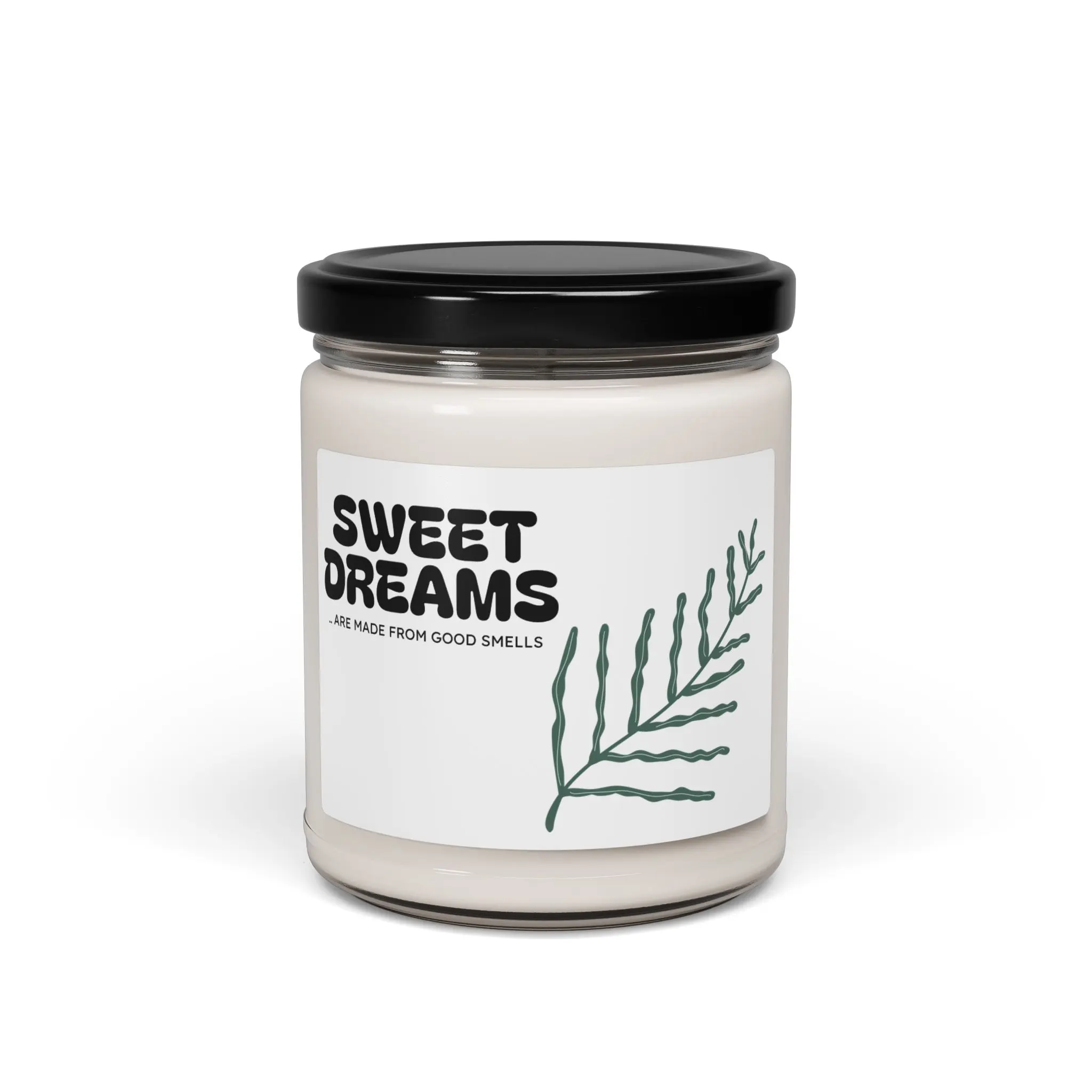 Sweet Dreams Soy Candle - Relaxation, Aromatherapy, Home Decor, Gift for Her, Self-Care, Eco-Friendly Glass Scented