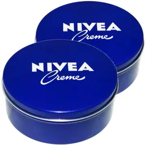 Genuine Authentic German Nivea Cream Metal Tin 250ml (2 pack) Body Care Moisturizer Enriched Dry Moisture