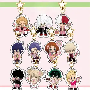 My Hero Academia SAKURA Acrylic Keychain, Chibi Anime Keyring - Anime Hot Pendant, Cute Keyring Accessory, Fun Charm For Backpack Or Purse | High Quality and Customer Favorite Items