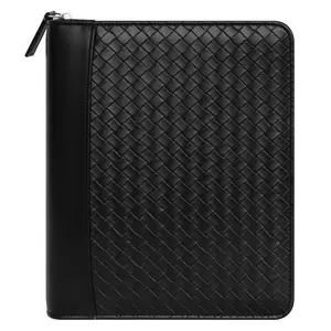 Franklin Planner Woven Simulated Leather Zipper Classic Binder