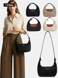 Fashion Crescent Bag Lightweight Durable Nylon Handbag Crossbodybag Hobo Crossbody Bag for Versatile Use in Multiple Colors Stylish Essential Companion Suitable for Commuting, Parties, Travel Satchel, Work
