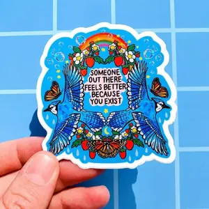 [SALE OFF] Mental Health Sticker School Counselor Decal Affirmation Decor Water Bottle Sticker Laptop Just Because Gift Social Worker Decal Therapy