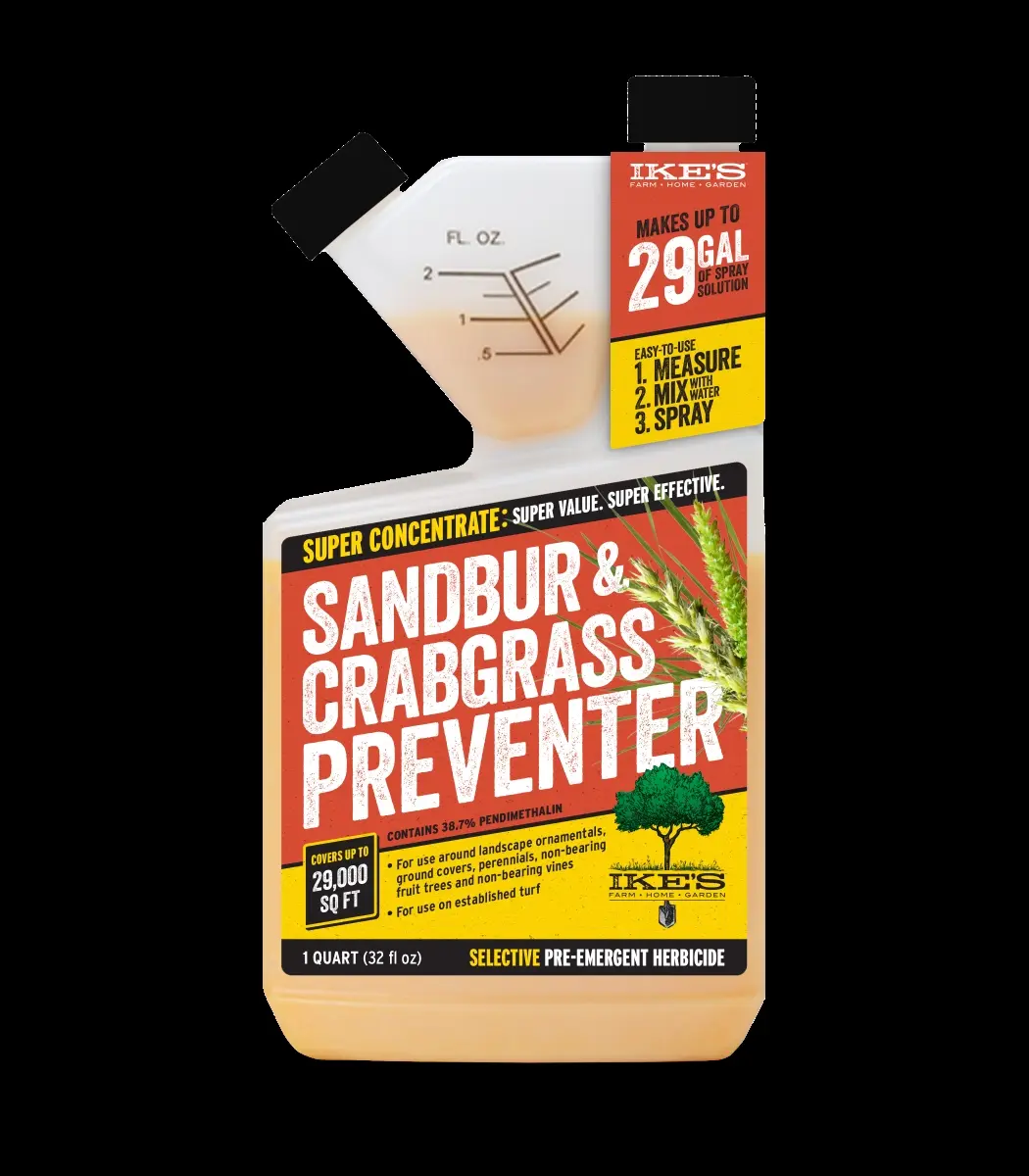 IKES Sandbur & Crabgrass Preventer - 1 gal, Turf Grass Killer