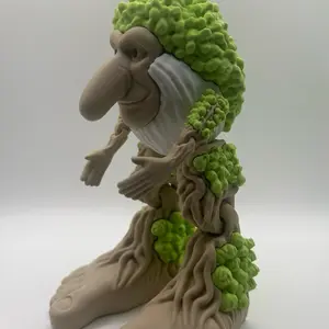 3D Printed Brr Brr Patapim,part of the brain rot family. Patapim has vibrant colors with articulated arms and legs.