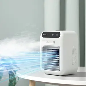 Portable Air Conditioner Fan, USB Rechargeable 3-in-1 Air Cooler with Dual Mist Modes, Powerful Mini Fan for Room & Living Room