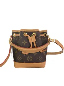 Pre-owned Louis Vuitton coated canvas Crossbody Bags Monogram Nano Noe LS380