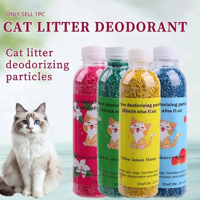 Pet Litter Deodorant, 1 Count Pet Litter Odor Remover for Cat Litter Boxes & Small Pets, Effective Odor Control Cleaning Supplies, Litter Box Odor Eliminator & Kitty Litter Deodorizer