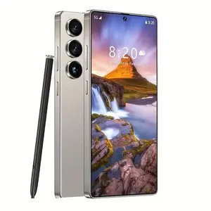 S25 Ultra Unlocked 5G Android 14 Smartphone,6.99" HD Display,68MP+108MPCam,7800mAh, Dual Card, Built-in Pen, FaceUnlock, , Case & Protector