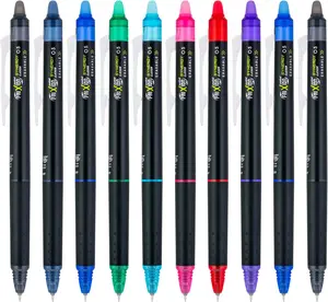 Pilot FriXion Synergy Clicker Erasable Refillable Retractable Gel Ink Pens Set, Extra Fine Point, Assorted Multi Color Retractable Twist Pens, 10-Pack 17481 Stress-Free Arts & Crafts Writing Tool