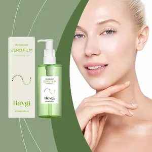 Hoygi Face Cleansing Oil - Mugwort Cleansing Oil, Hyaluronic Acid + Artemisia, Gentle Waterproof Makeup Remover Non-Drying, Moisturizing, Hydrating Ingredients Waterproof Makeup Removal