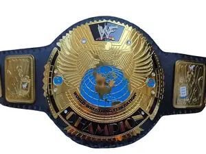 WWF Attitude Era Big Eagle Championship Wrestling Belt Replica Brass Adult Size