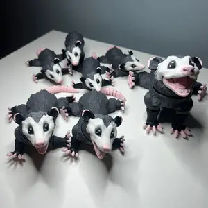 3D printed possum her name is blossom the possum