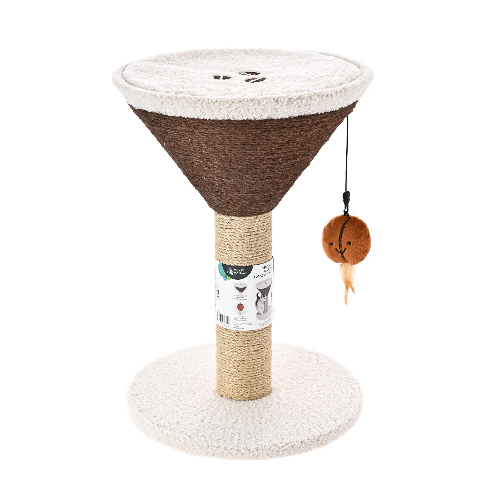 Max & Marlow Espresso Martini Cat Scratcher