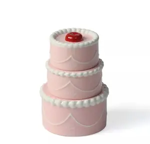 Target Bullseye's Valentine's 2026 Ceramic Cups Cake Measuring Cups 3 Pc (NEW)