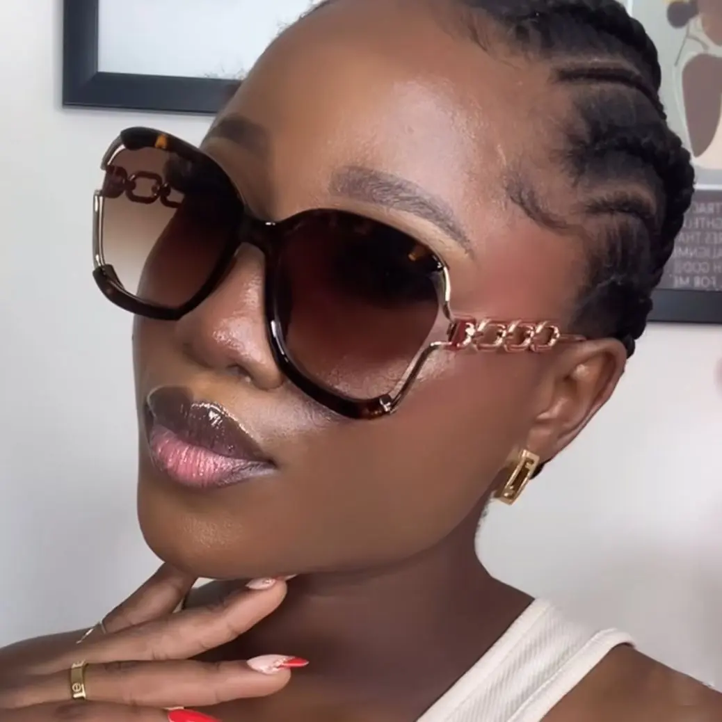 Luxury Square Chain Sunglasses