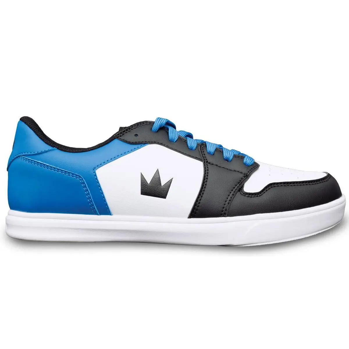 Brunswick Mens Fanatic Black/Blue Bowling Shoes