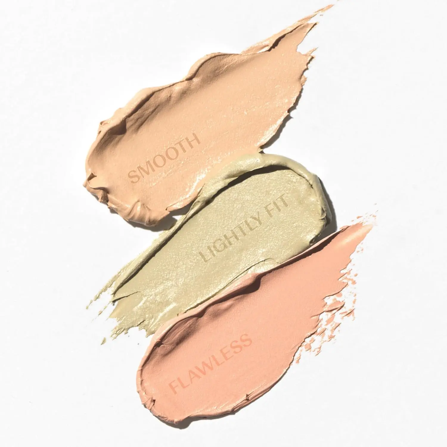 Triple Pot Concealer 2-Pack Set - 01 Correct Beige & 02 Contour Beige Bundle - 6-Color Multi Concealer Palette Kit - Korean Makeup with Sweet Almond Oil for Complete Coverage