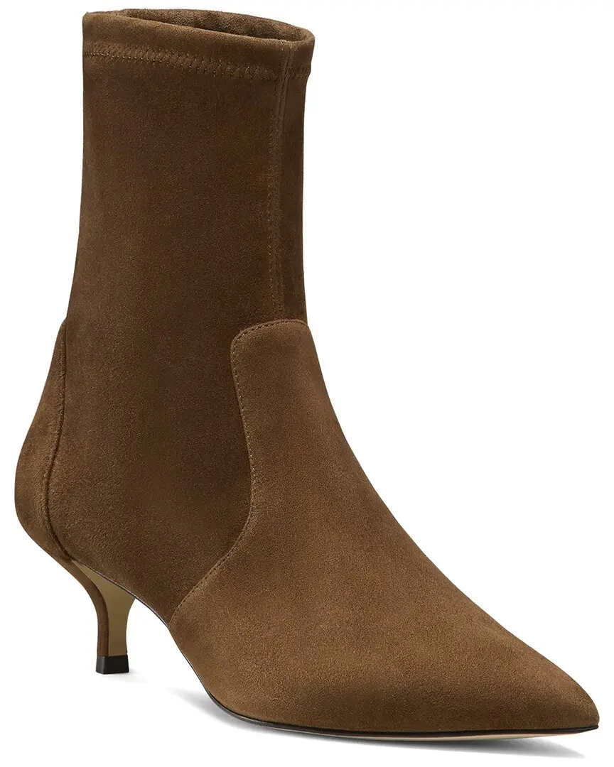 Stuart Weitzman Mara 50 Suede Bootie