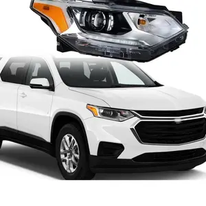 Passenger Headlight For Chevy Traverse 2018-2020 HID/Xenon w/ LED DRL Projector