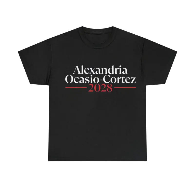 Alexandria Ocasio-Cortez 2028 T-Shirt, AOC Presidential Campaign Tee, Democrat Political Shirt, Election Supporter Gift, Unisex Graphic Top