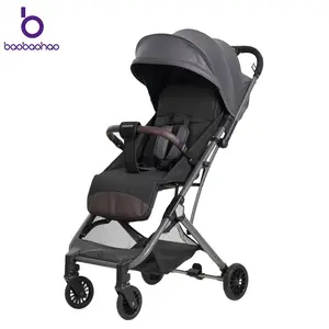 [tiktokshopmemorialday] Baobaohao Y3 – Breathable Backrest Baby Stroller, One-Hand Quick Fold, Portable for Air Travel, Four Wheels with Shock Absorption for Comfortable Outings