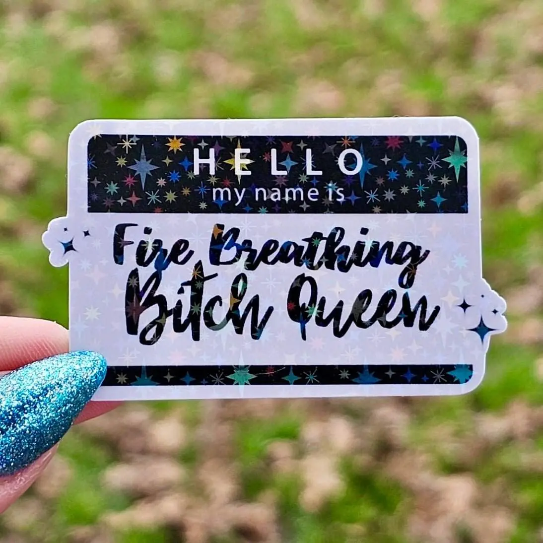 TOG Fire Breathing B Queen Sticker