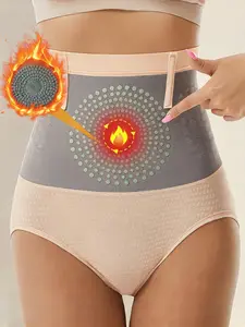 Women's Basic Seamless High-Waist Shaper Panty - Tummy Slimming, Hip Lift, Butt Enhancer Shapewear with Breathable Honeycomb Compression for Sportswear, Athletic Activities