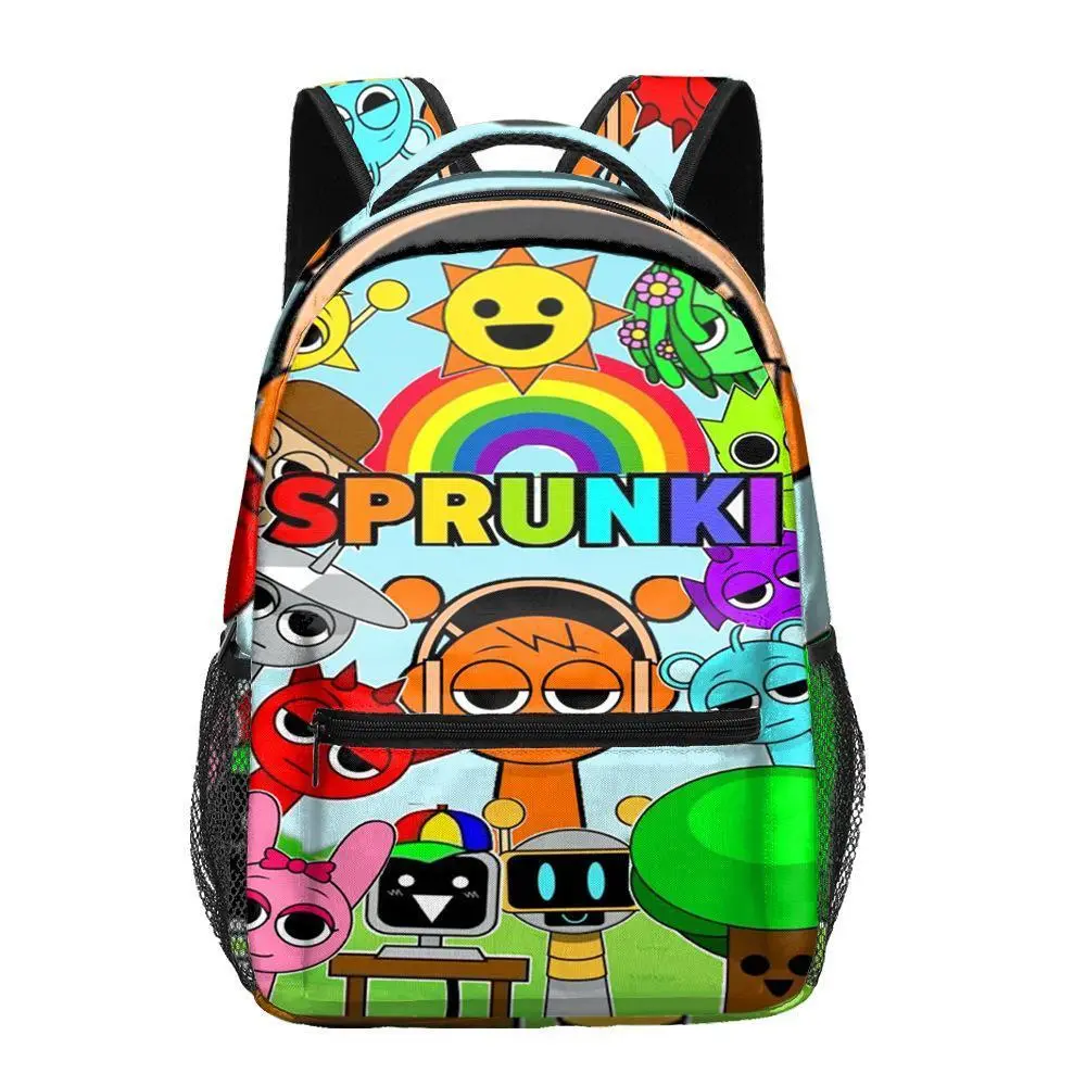 Sprunki Incredibox 2 Anime Backpack for WomenMenTeens, Day Packs Knapsacks Casual Backpacks Gift for Gym Travel Camping Outdoor Work Business