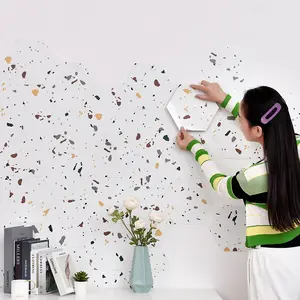 12 Piece Geometric Hexagon Peel and Stick Waterproof Self-Adhesive Wall Decor, Universal Use, Easy Installation, Durable Home Decoration
