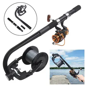 Fishing Line Winder Spooler Machine, 1 Count Spooling Station System for Spinning Reel, Baitcasting Reel, Spincasting Reel and Trolling Reel Spool, Fishing Accessories, Fishing Gear【Only Spooler Machine】